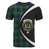Johnson Modern Tartan Crest T-shirt - Circle Style